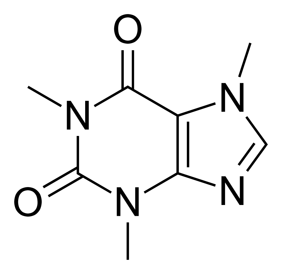 Caffeine blocks adenosine receptors
